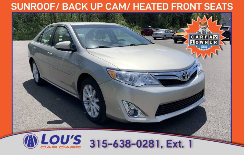 2013 Toyota Camry for sale at LOU'S CAR CARE CENTER in Baldwinsville NY