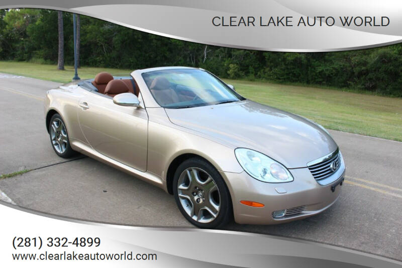 2003 Lexus SC 430 for sale at Clear Lake Auto World in League City TX