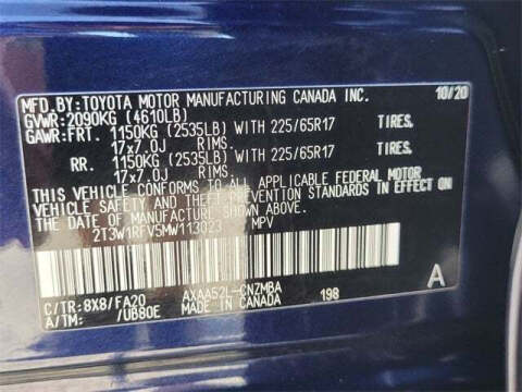 2021 Toyota RAV4 XLE