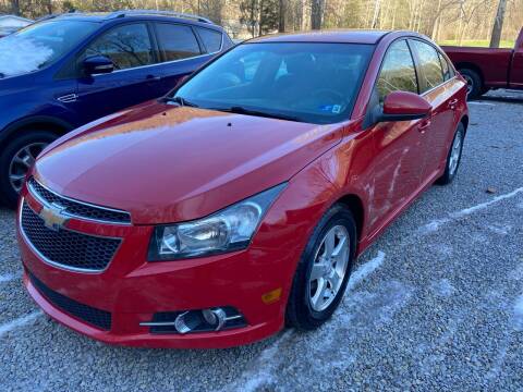 2012 Chevrolet Cruze for sale at LITTLE BIRCH PRE-OWNED AUTO & RV SALES in Little Birch WV