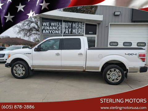 2010 Ford F-150 for sale at STERLING MOTORS in Watertown SD