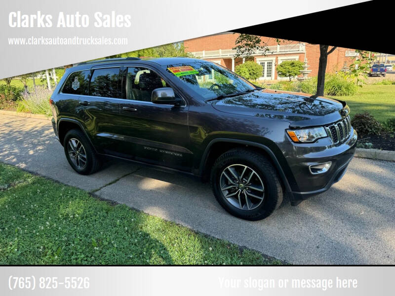2018 Jeep Grand Cherokee for sale at Clarks Auto Sales in Connersville IN