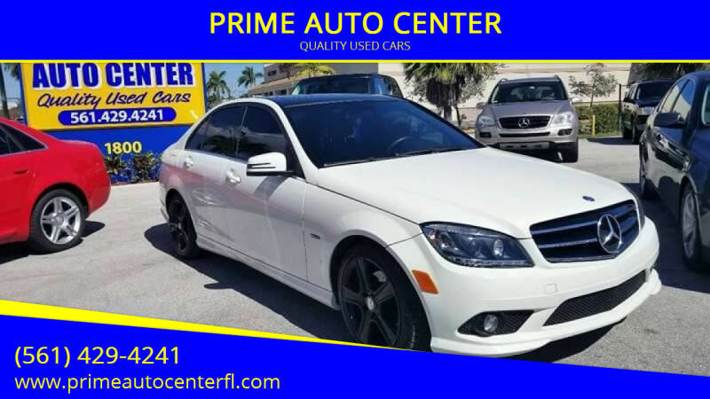 2010 Mercedes-Benz C-Class for sale at PRIME AUTO CENTER in Palm Springs FL