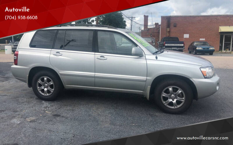 2005 Toyota Highlander for sale at Autoville in Kannapolis NC