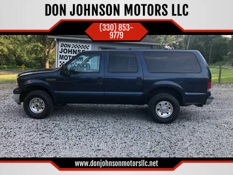 2005 Ford Excursion for sale at DON JOHNSON MOTORS LLC in Lisbon OH