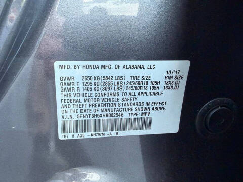 2017 Honda Pilot EX-L