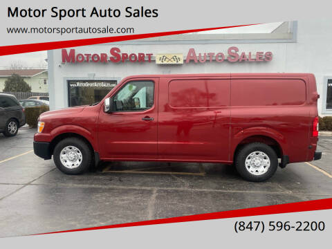 2018 Nissan NV for sale at Motor Sport Auto Sales in Waukegan IL