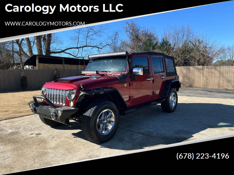 2011 Jeep Wrangler Unlimited for sale at Carology Motors LLC in Marietta GA