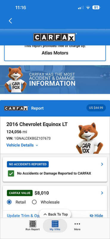 2016 Chevrolet Equinox LT