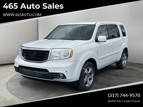 2013 Honda Pilot for sale at 465 Auto Sales in Indianapolis IN