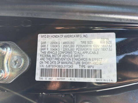 2016 Acura RDX w/AcuraWatch