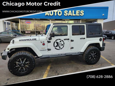 2015 Jeep Wrangler Unlimited for sale at Chicago Motor Credit in South Holland IL