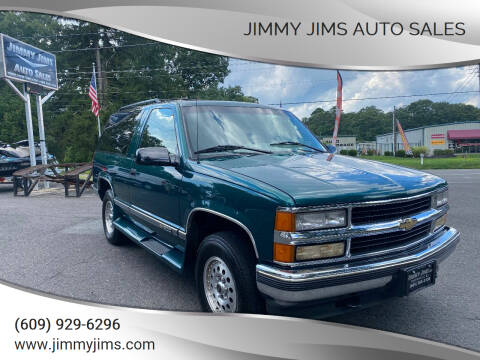 1995 Chevrolet Tahoe for sale at Jimmy Jims Auto Sales in Tabernacle NJ