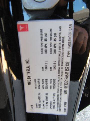 2018 Tesla Model 3 Mid Range