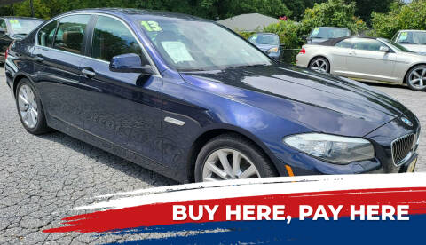 2013 BMW 5 Series for sale at HARDIN AUTOS in Jonesboro GA