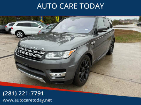 2016 Land Rover Range Rover Sport for sale at AUTO CARE TODAY in Spring TX