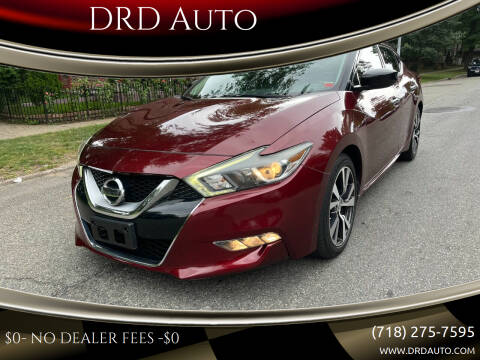 2016 Nissan Maxima for sale at DRD Auto in Brooklyn NY
