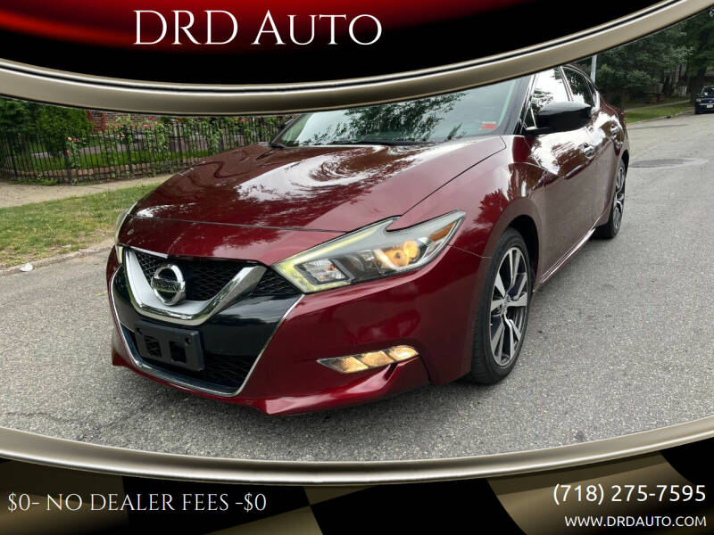 2016 Nissan Maxima for sale at DRD Auto in Brooklyn NY
