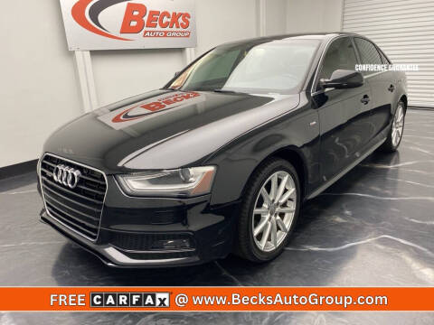 2016 Audi A4 for sale at Becks Auto Group in Mason OH