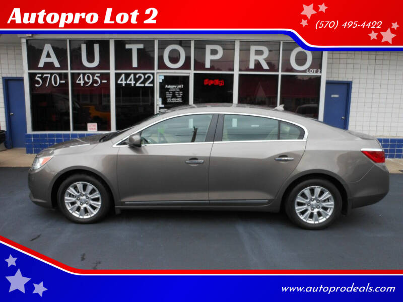 2011 Buick LaCrosse for sale at Autopro Lot 2 in Sunbury PA