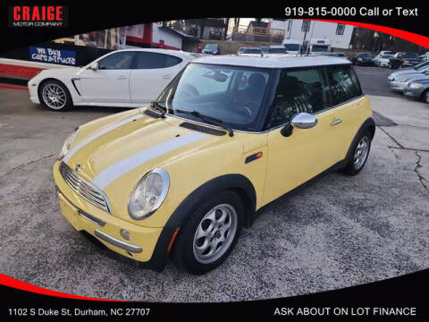 2002 MINI Cooper for sale at CRAIGE MOTOR CO in Durham NC