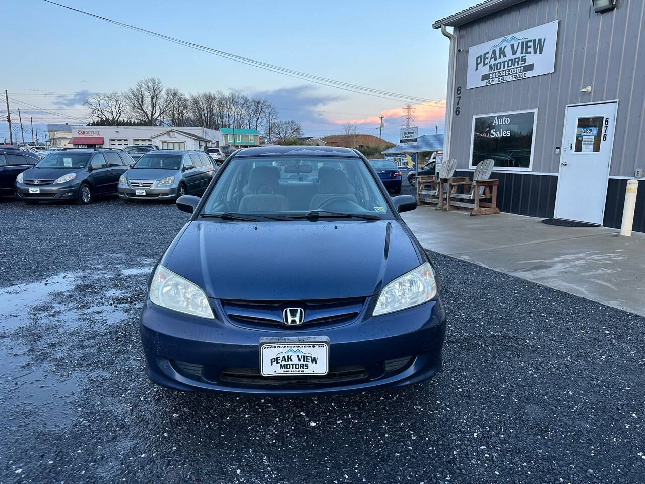 2005 Honda Civic for sale at PEAK VIEW MOTORS in Mount Crawford, VA