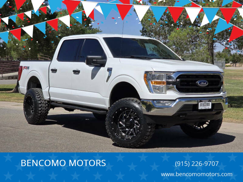 2021 Ford F-150 for sale at BENCOMO MOTORS in El Paso TX