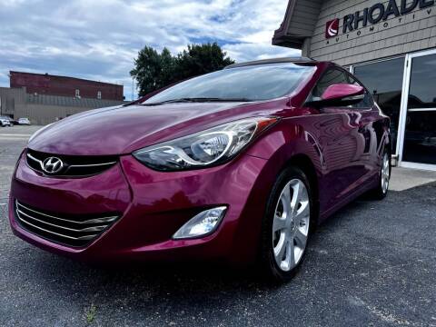 2013 Hyundai Elantra for sale at Rhoades Automotive Inc. in Columbia City IN