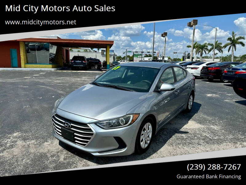 2017 Hyundai Elantra for sale at Mid City Motors Auto Sales in Fort Myers FL