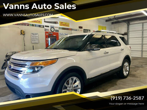 2015 Ford Explorer for sale at Vanns Auto Sales in Goldsboro NC