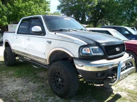 2002 Ford F-150 for sale at THOM'S MOTORS in Houston TX