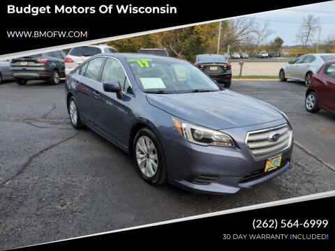 2017 Subaru Legacy for sale at Budget Motors of Wisconsin in Racine WI