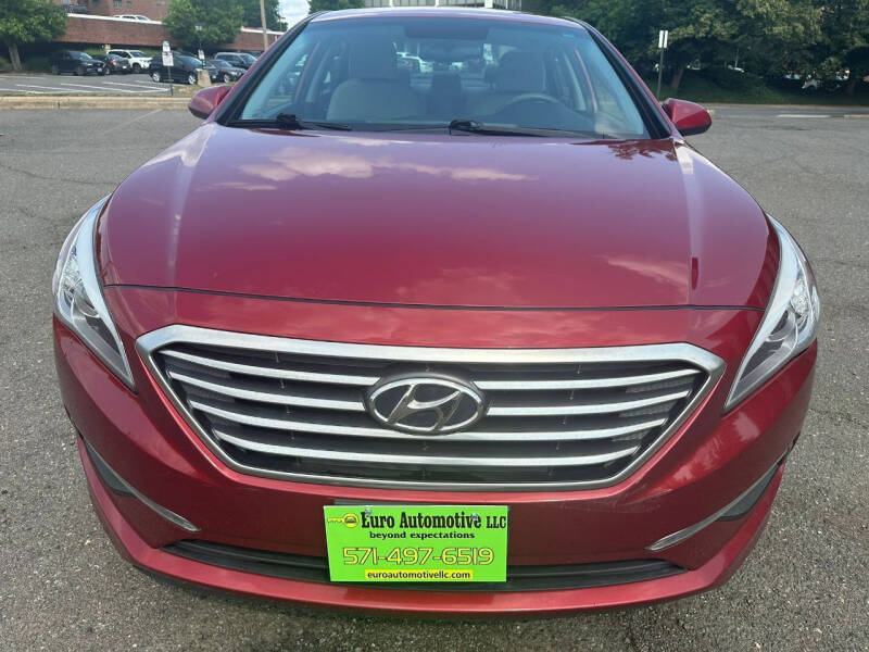 2015 Hyundai Sonata for sale at Euro Automotive LLC in Falls Church VA