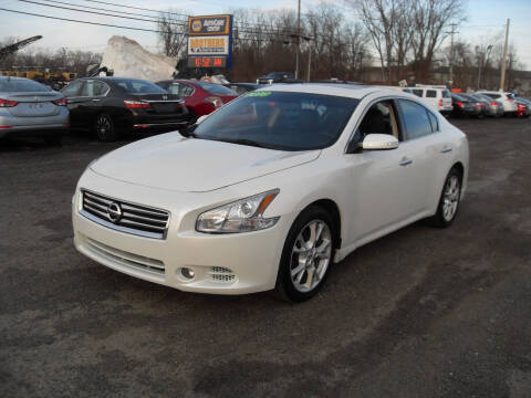 2014 Nissan Maxima for sale at BROTHERS AUTOMOTIVE in Westfield MA