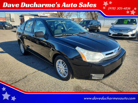 2009 Ford Focus for sale at Dave Ducharme's Auto Sales in Lowell MA