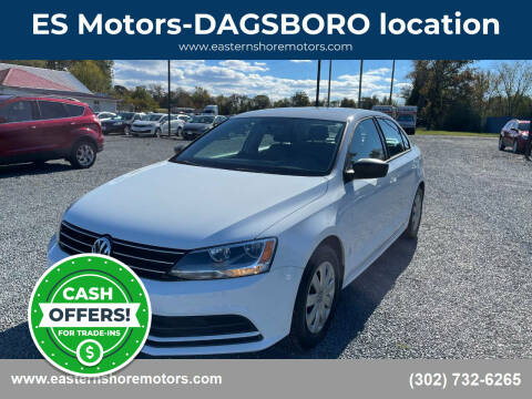 2016 Volkswagen Jetta for sale at ES Motors-DAGSBORO location in Dagsboro DE
