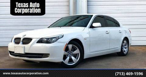 2008 BMW 5 Series for sale at Texas Auto Corporation in Houston TX
