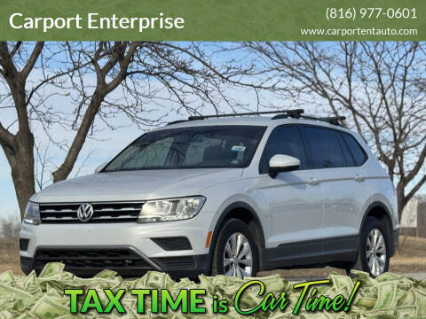 2018 Volkswagen Tiguan for sale at Carport Enterprise - 6420 State Ave in Kansas City KS