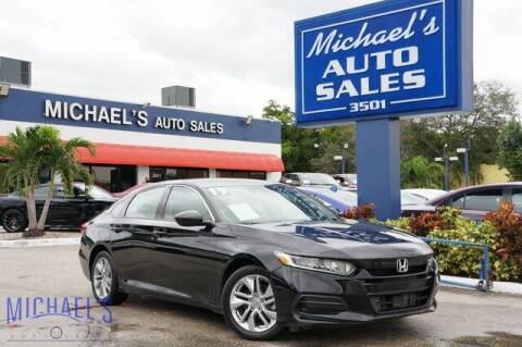 2019 Honda Accord for sale at Michael's Auto Sales Corp in Hollywood FL