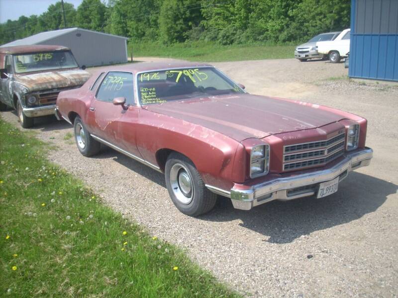 1976 Chevrolet Monte Carlo for sale at Ranney's Auto Sales in Eau Claire WI