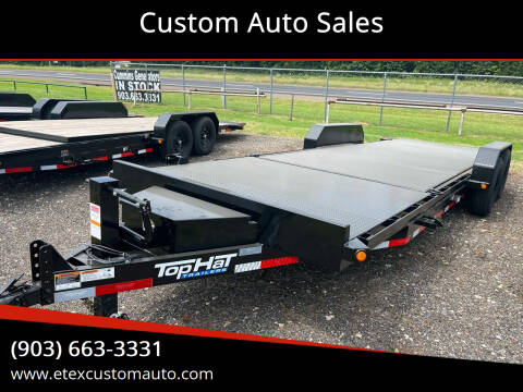 2024 Top Hat 24x83 All Steel Tilt w/7k for sale at Custom Auto Sales - TRAILERS in Longview TX