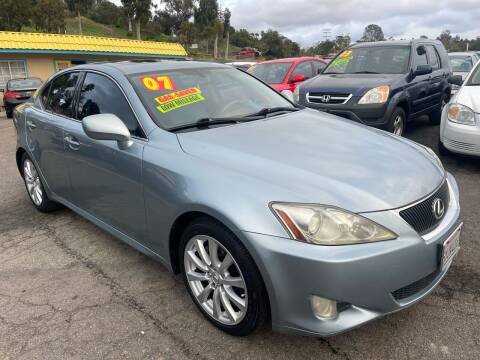 2007 Lexus IS 250 for sale at 1 NATION AUTO GROUP in Vista CA