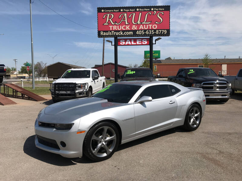 2014 Chevrolet Camaro for sale at RAUL'S TRUCK & AUTO SALES, INC in Oklahoma City OK