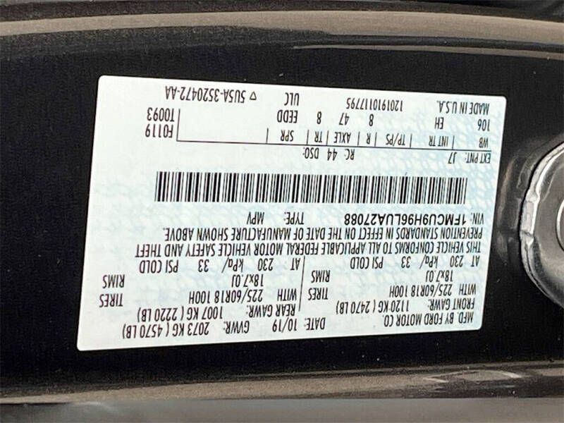 2020 Ford Escape SEL