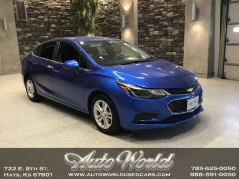 2017 Chevrolet Cruze for sale at Auto World Used Cars in Hays KS