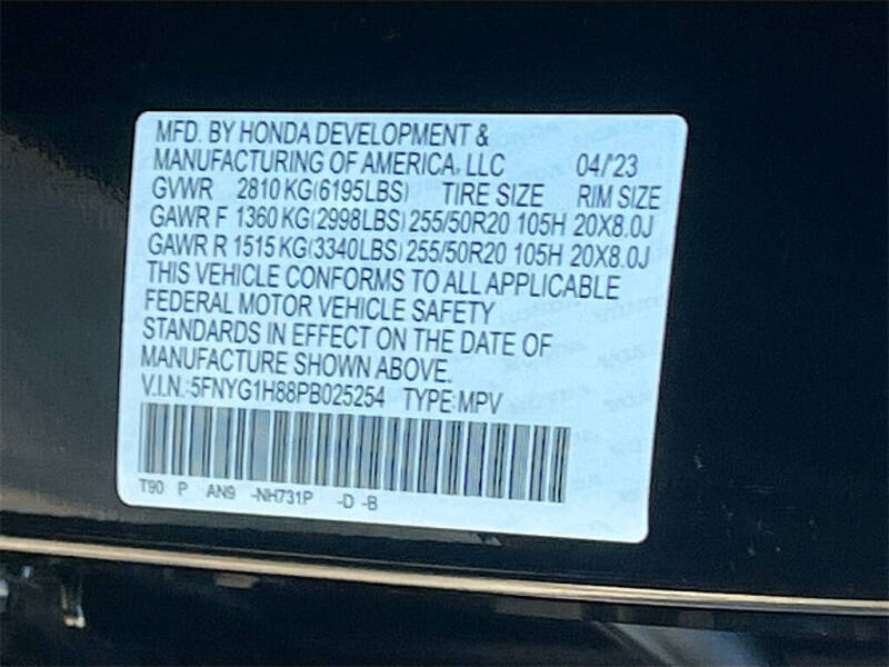 2023 Honda Pilot Elite