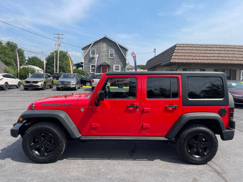 2016 Jeep Wrangler Unlimited for sale at MAGNUM MOTORS in Reedsville PA