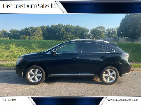 2010 Lexus RX 350 for sale at East Coast Auto Sales llc in Virginia Beach VA