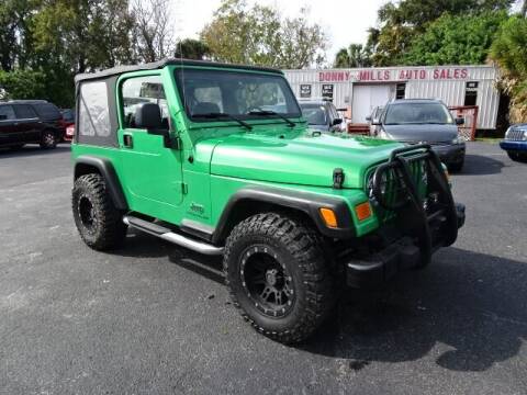 2005 Jeep Wrangler for sale at DONNY MILLS AUTO SALES in Largo FL