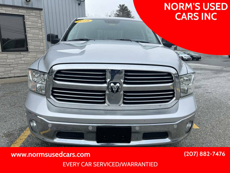 2018 RAM 1500 for sale at NORM'S USED CARS INC in Wiscasset ME